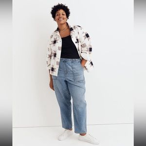 Madewell Pull-On Relaxed Jeans in Beswick Wash